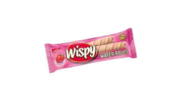 Show details for HILAL STRAWBERRY WISPY WAFER ROLL 1PC  Picture of HILAL STRAWBERRY WISPY WAFER ROLL 1PC